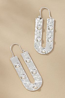 U-Shaped Spur Hoop Earrings