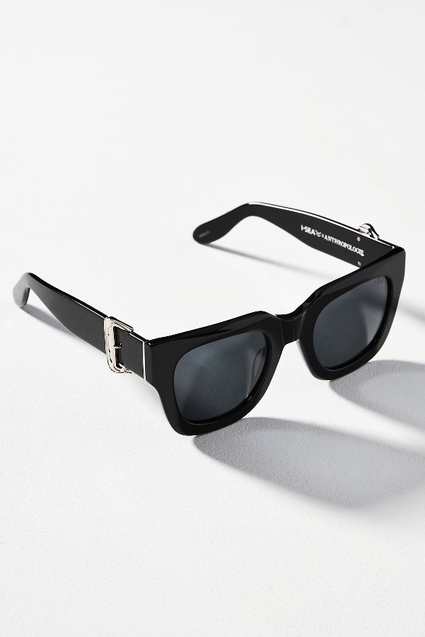 Slide View: 1: I-SEA x Anthropologie Jolene Western Buckle Sunglasses