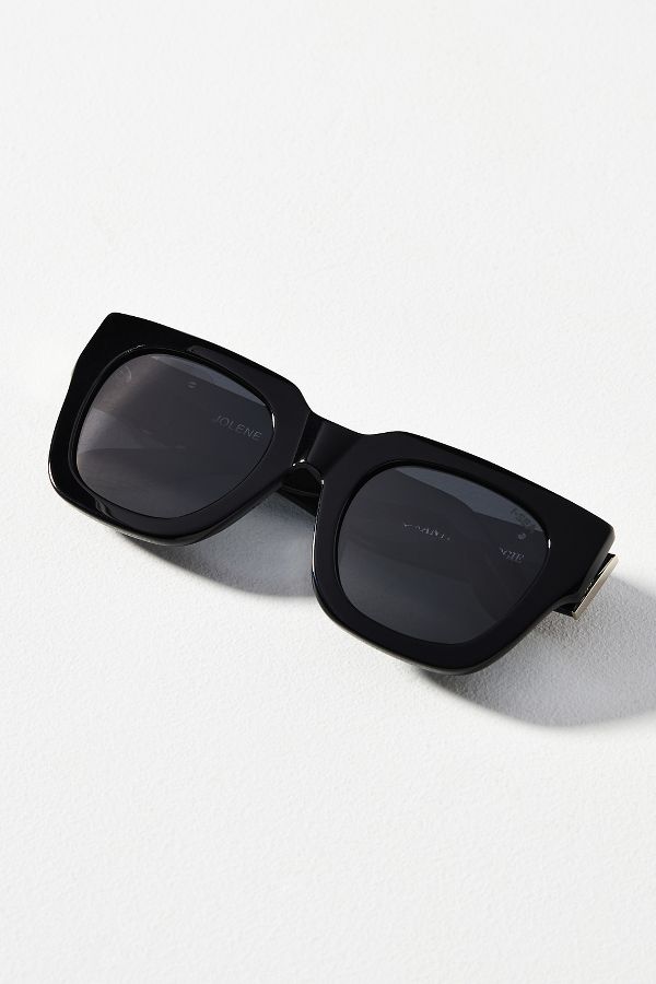 Slide View: 2: I-SEA x Anthropologie Jolene Western Buckle Sunglasses