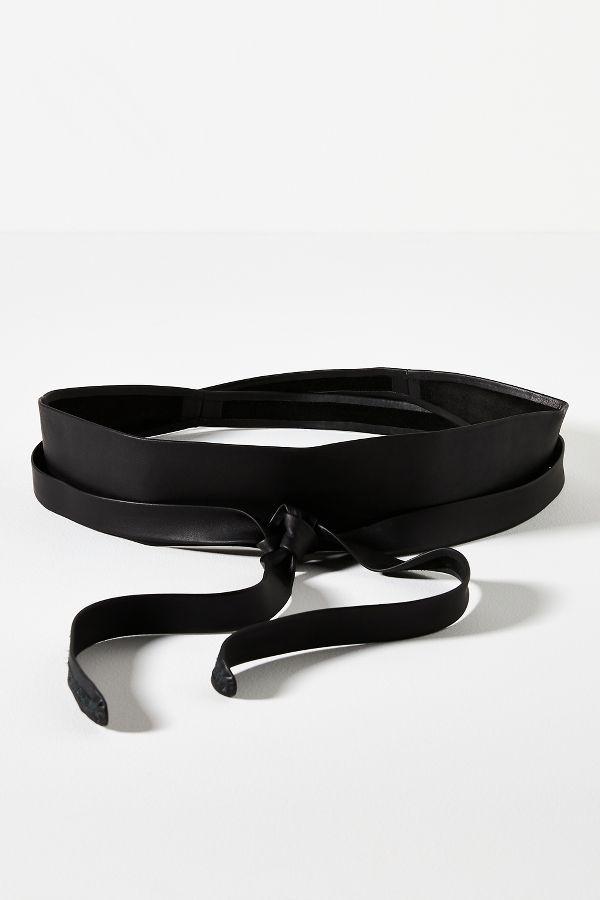 Slide View: 1: Classic Wrap Leather Belt