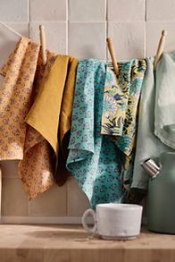 Slide View: 3: Kiara Mixed Cotton Napkins, Set of 4