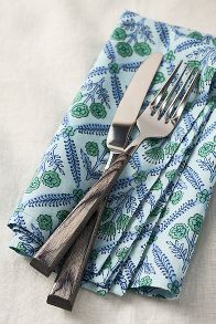 Slide View: 2: Kiara Lattice Cotton Napkins, Set of 4