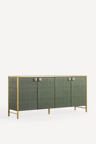 Slide View: 2: Autumn Rectangular 72" Shagreen Sideboard