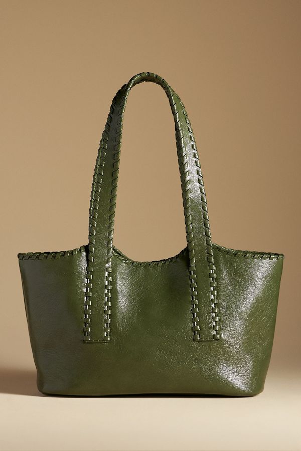 Slide View: 2: Melie Bianco Whipstitch Tote Bag