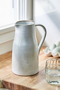 Slide View: 1: The Rowen Portuguese Stoneware Pitcher