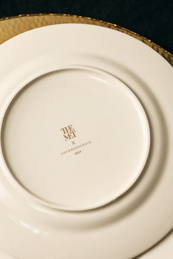 Slide View: 2: The Met x Anthropologie Stoneware Dessert Plates, Set of 4