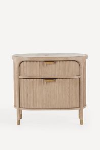 Slide View: 1: Isla 27" Fluted Nightstand