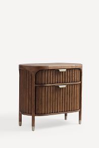 Slide View: 2: Isla 27" Fluted Nightstand