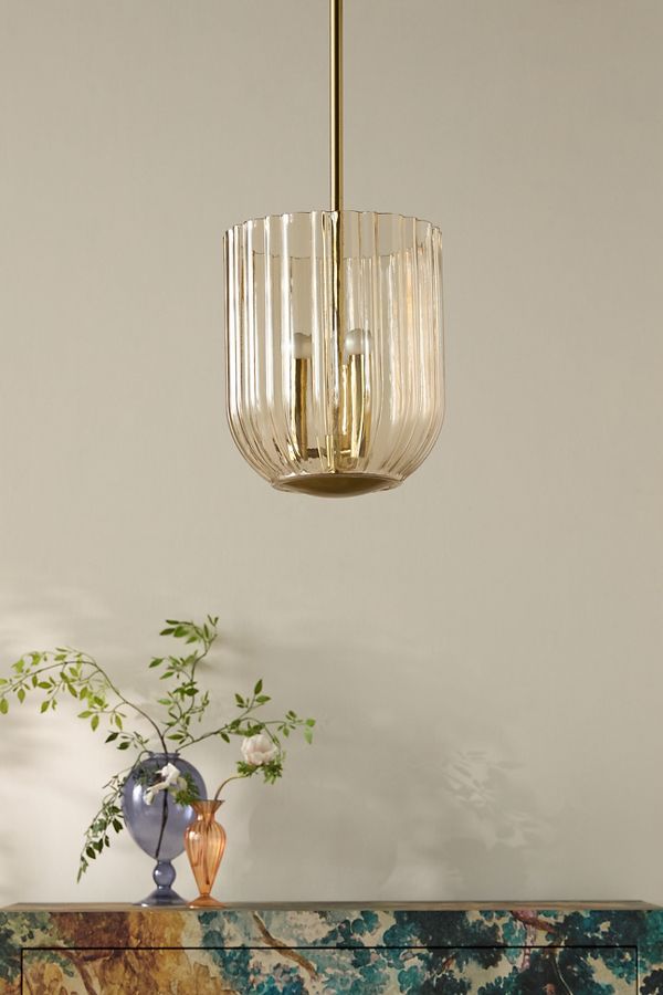 Slide View: 2: Cece Glass Lantern Pendant