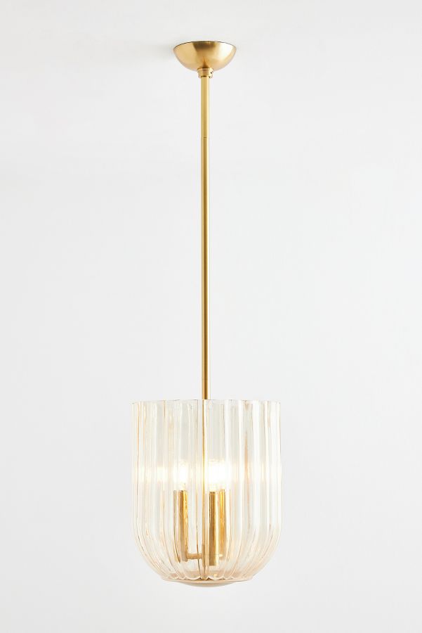 Slide View: 3: Cece Glass Lantern Pendant