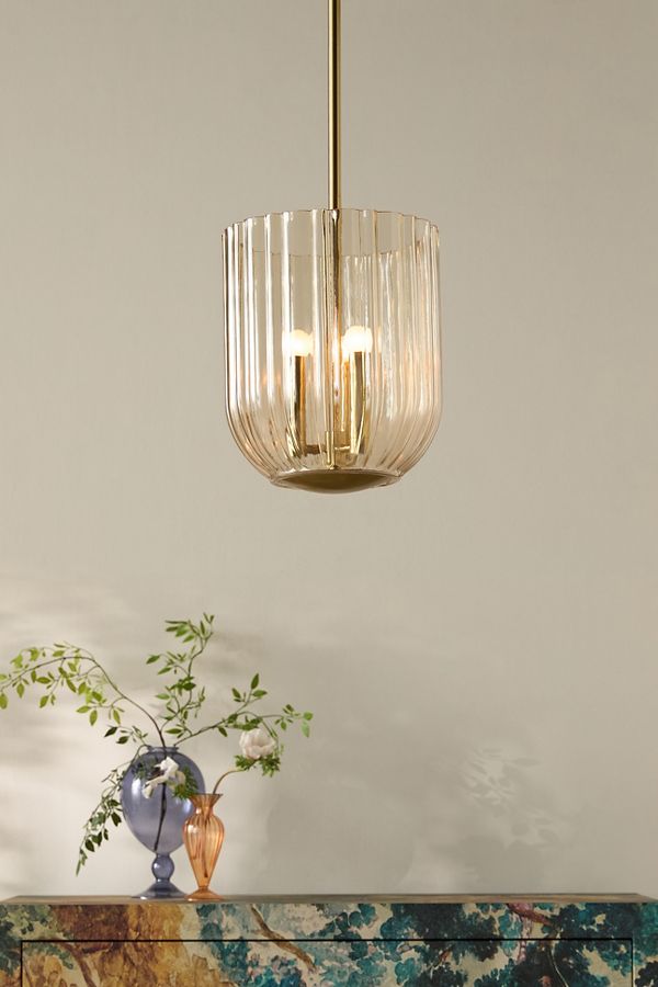 Slide View: 1: Cece Glass Lantern Pendant