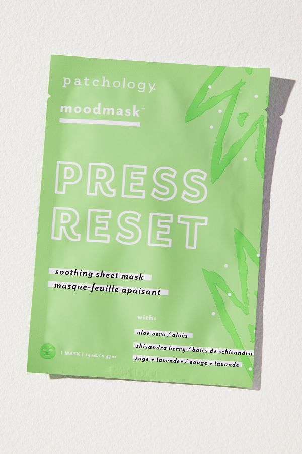 Slide View: 1: Patchology moodmask™ Press Reset Sheet Mask