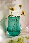 Thumbnail View 1: Recycled Glass Vase, Turquoise