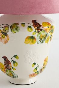 Slide View: 5: Nathalie Lete Ceramic Bird Table Lamp