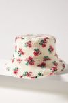 Thumbnail View 2: Chapeau seau sherpa à fleurs By Anthropologie