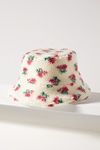 Thumbnail View 1: Chapeau seau sherpa à fleurs By Anthropologie