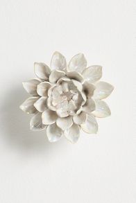 Slide View: 2: Iridescent Ceramic Wall Flower