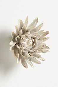 Slide View: 5: Iridescent Ceramic Wall Flower