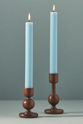 Astrid Wood Candlestick Holder