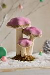 Thumbnail View 1: Glittery Velvet Mushroom Trio, Small