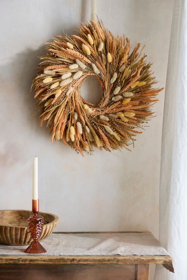 Slide View: 1: Dried Thai Mix Wreath