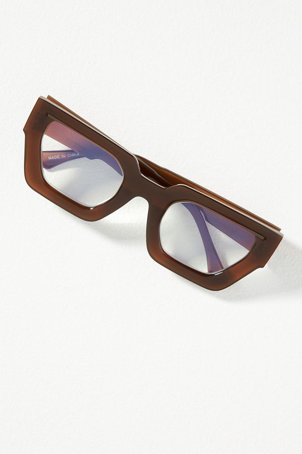 Slide View: 1: I-SEA Juliet Angular Cat-Eye Readers