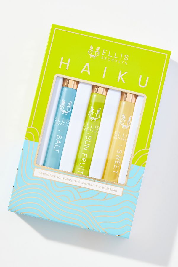 Slide View: 2: Ellis Brooklyn Haiku Fragrance Rollerball Trio Set