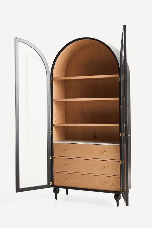 Slide View: 3: Fern 94" Storage Cabinet