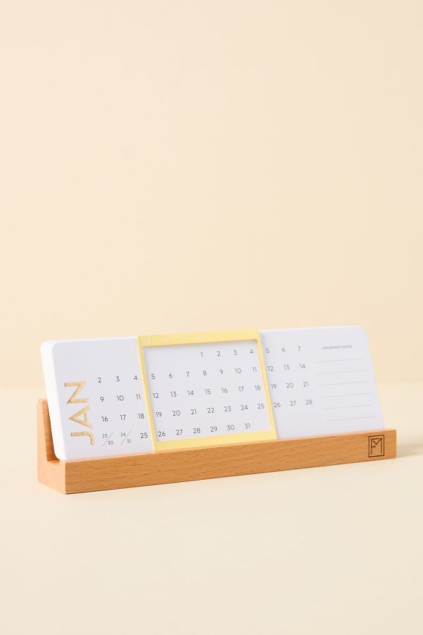 Slide View: 1: Fine Moments Desktop Perpetual Calendar