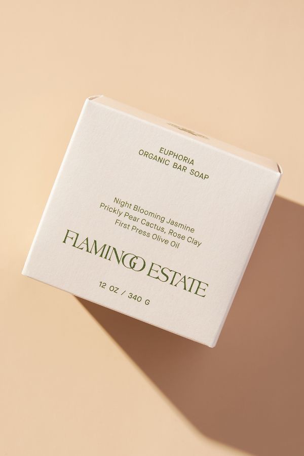 Slide View: 2: Flamingo Estate Night Blooming Jasmine & Damask Rose Soap Brick