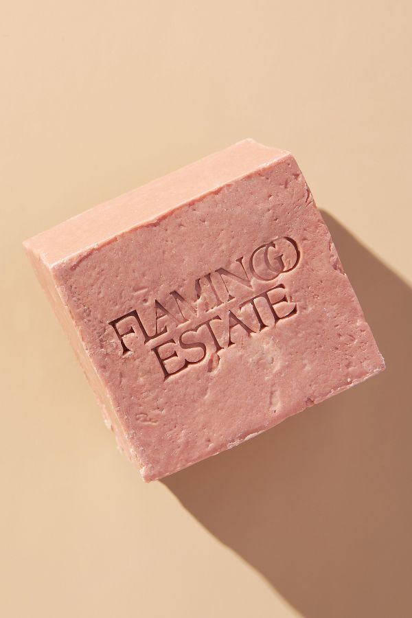 Slide View: 1: Flamingo Estate Night Blooming Jasmine & Damask Rose Soap Brick