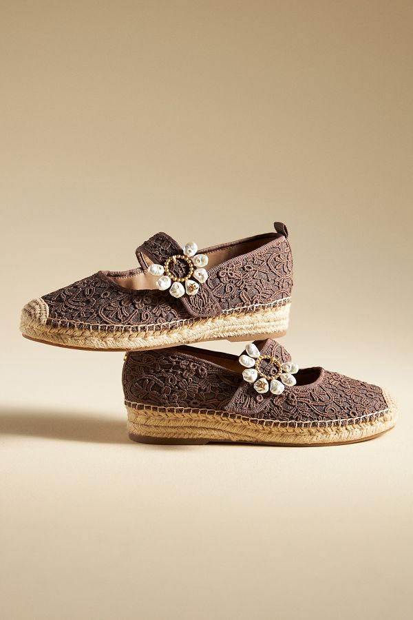 Slide View: 2: Sam Edelman Maddy Orchid Mary Jane Espadrille Flats