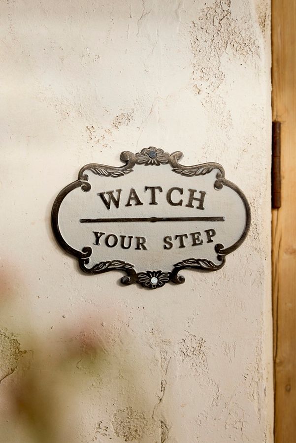 Slide View: 1: Watch Your Step Sign