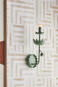 Slide View: 1: Stray Dog Designs x Anthropologie Double Posy Sconce