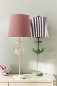 Slide View: 3: Stray Dog Designs x Anthropologie Double Posy Table Lamp