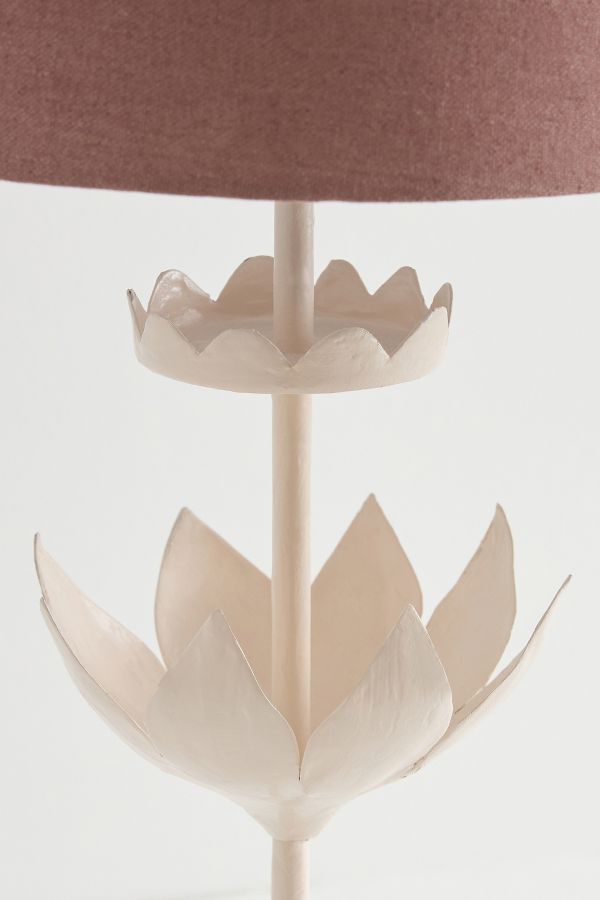 Slide View: 5: Stray Dog Designs x Anthropologie Double Posy Table Lamp