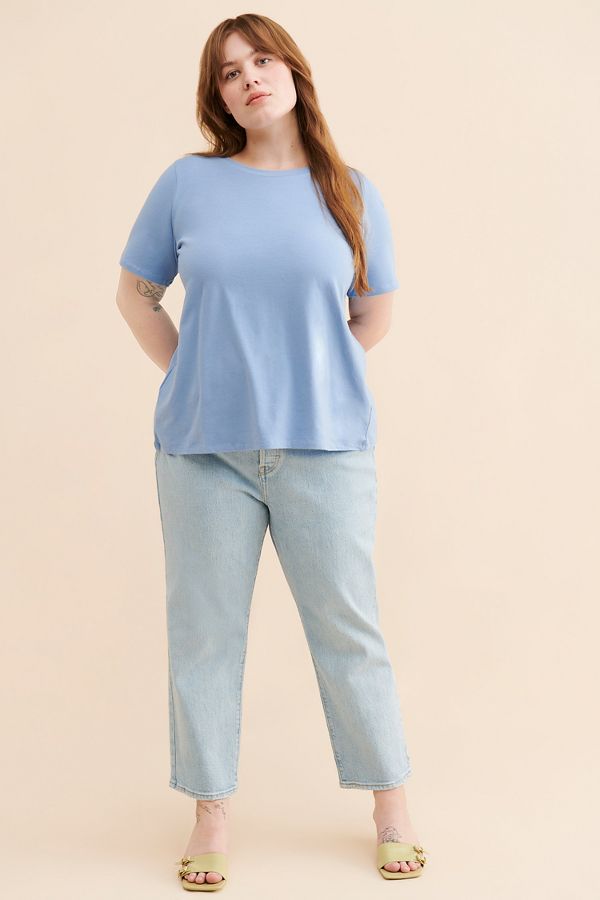 Slide View: 4: Eloquii Tie Back Tee