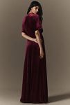 Thumbnail View 2: BHLDN Amelia Deep-V Stretch Velvet Maxi Dress