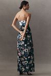 Thumbnail View 2: BHLDN Luella Strapless Side-Slit Stretch Velvet Maxi Dress