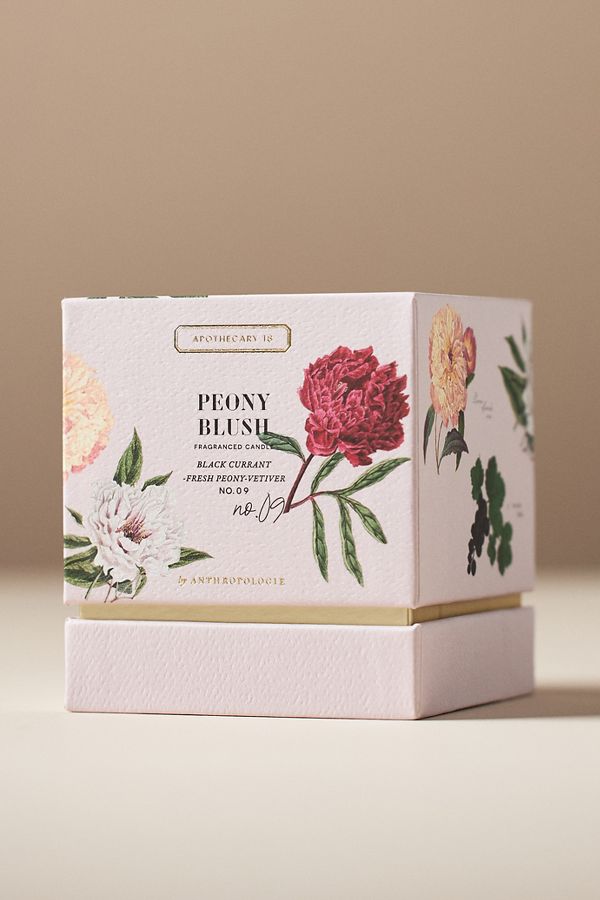 Slide View: 3: Apothecary 18 Floral Peony Blush Boxed Candle