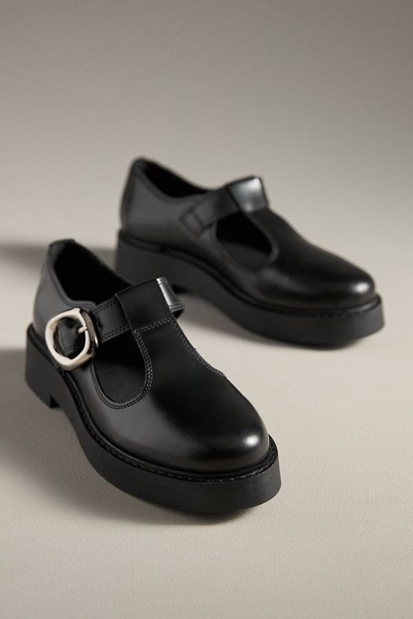 Slide View: 1: Maeve T-Strap Mary Jane Loafers