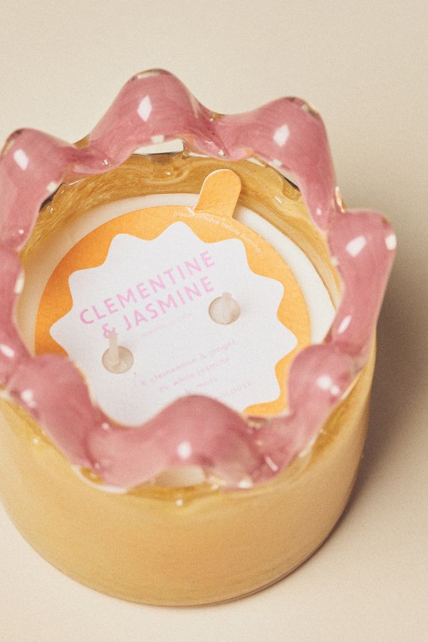 Slide View: 3: Nora Fruity Clementine & Jasmine Glass Candle