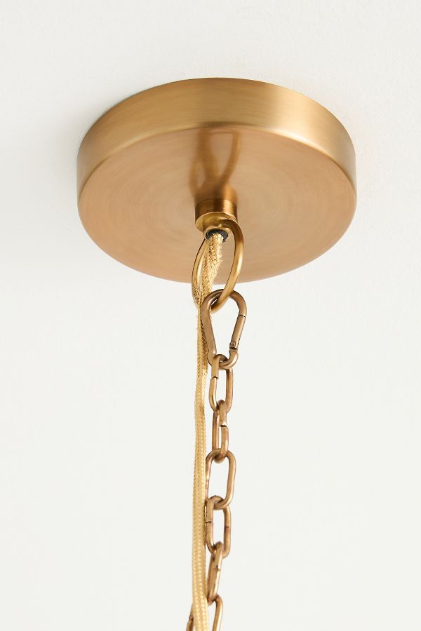 Slide View: 5: Tassel-Fringed Velvet Pendant