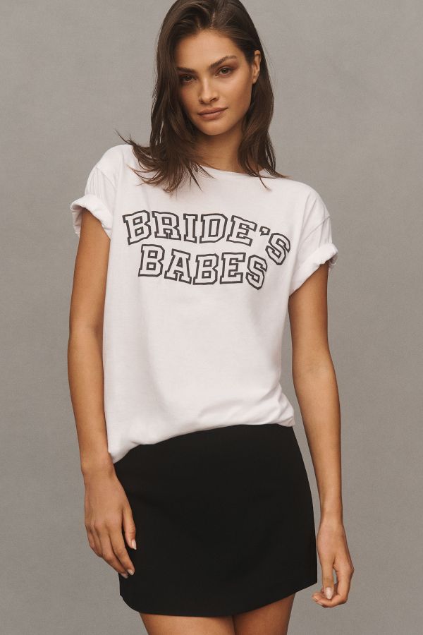 Slide View: 1: By Anthropologie Weddings Bride's Babes Tee