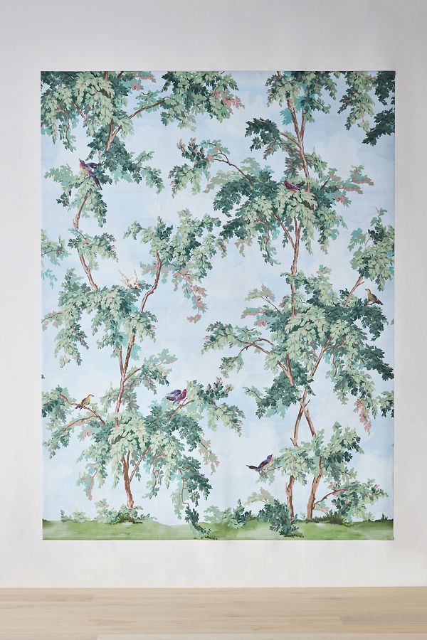 Slide View: 2: Suffolk Lane Chinoiserie Mural