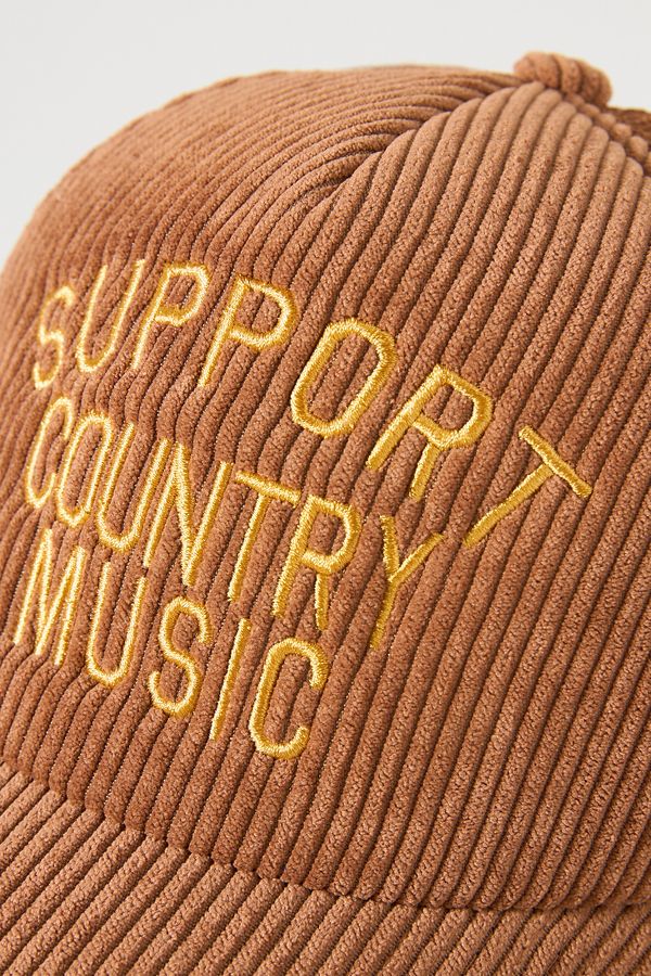 Slide View: 3: Worn/West Support Country Music Trucker Hat