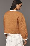 Thumbnail View 2: By Anthropologie Zigzag-Trim Quilted Jacket