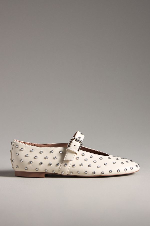 Slide View: 2: Bibi Lou Naila Studded Flats