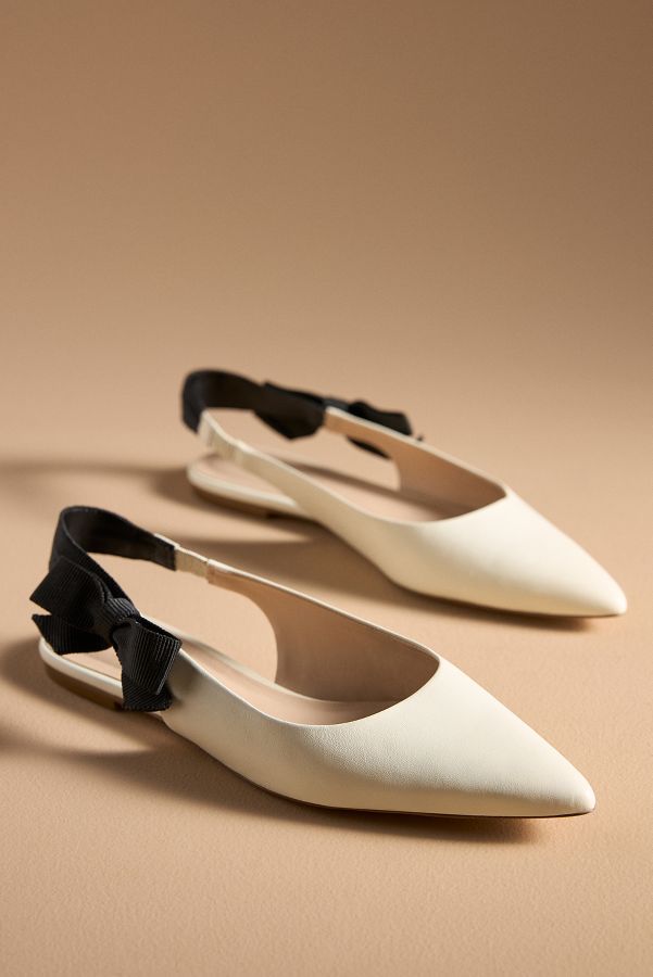 Slide View: 1: Maeve Side-Bow Slingback Flats