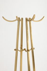 Slide View: 2: Yuna Brass Coat Rack